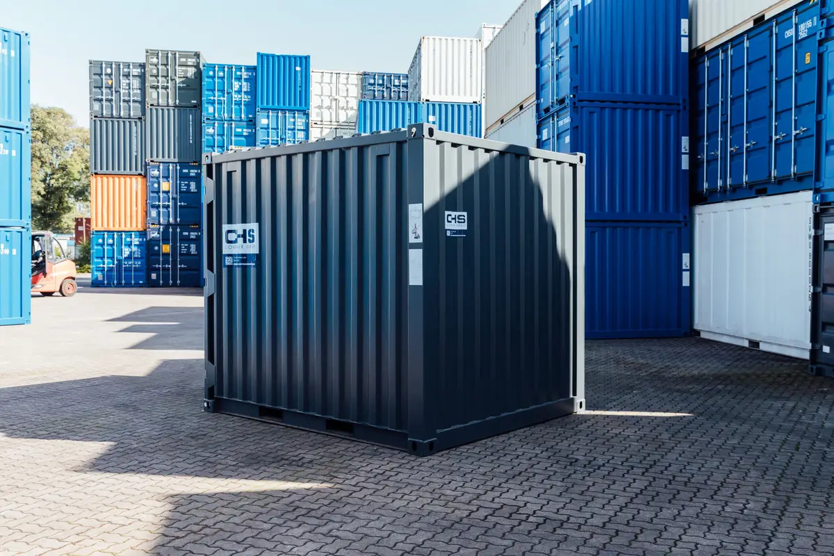10ft Shipping Container - Navy Blue